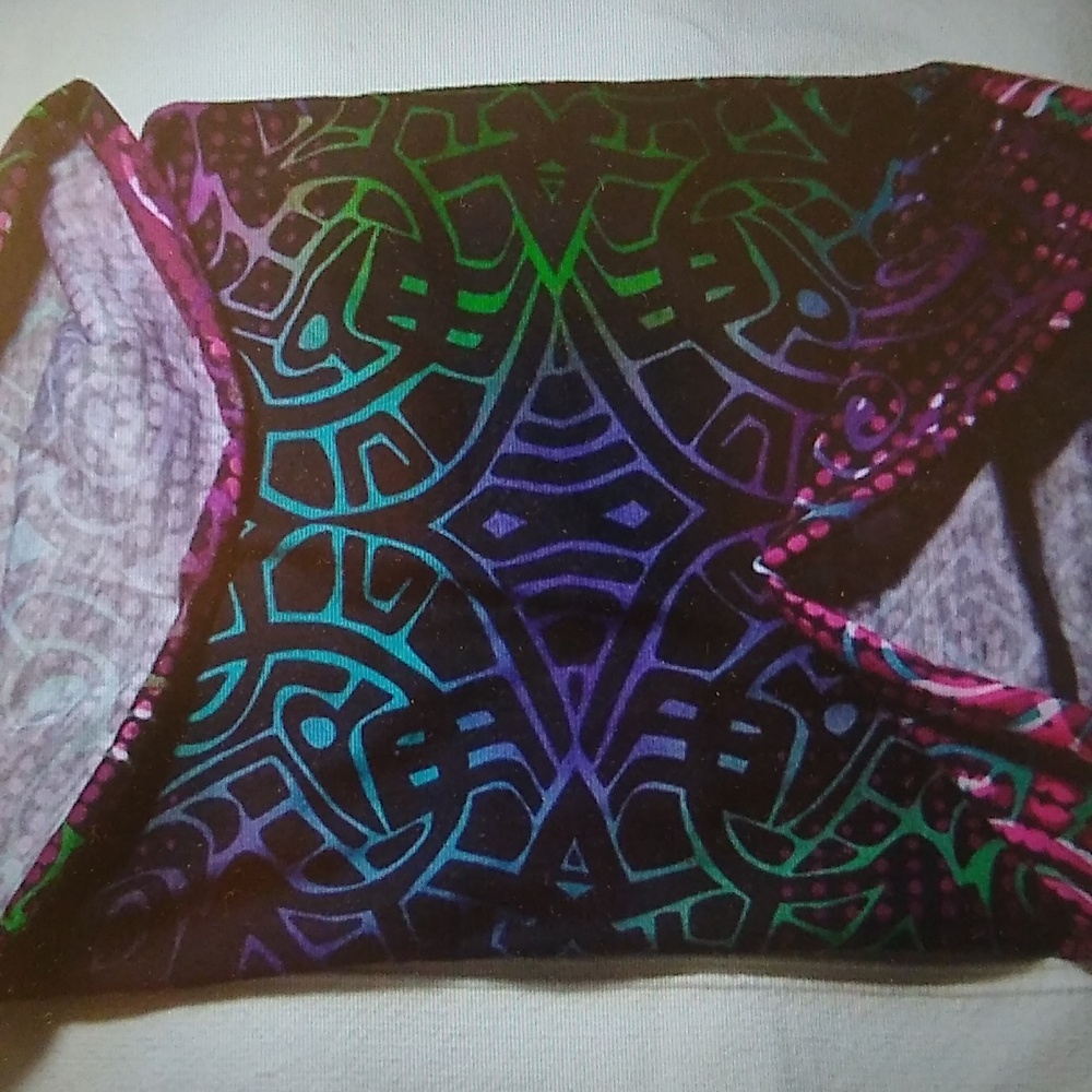 NWOT Colorful Patterned Neck Gaiter Hair Warmer Hair Wrap